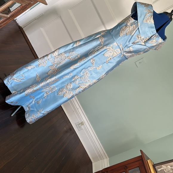 Teri Jon Blue Dress - Picture 8 of 13